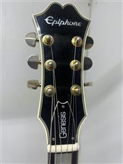 70's-80's Epiphone Genesis Dark Sunburst Ebony 6-String Electric Guitar